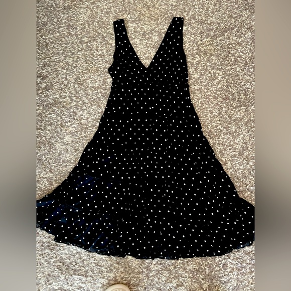 No name layered polka dot dress. Sleeveless and fully lined. - Picture 1 of 2